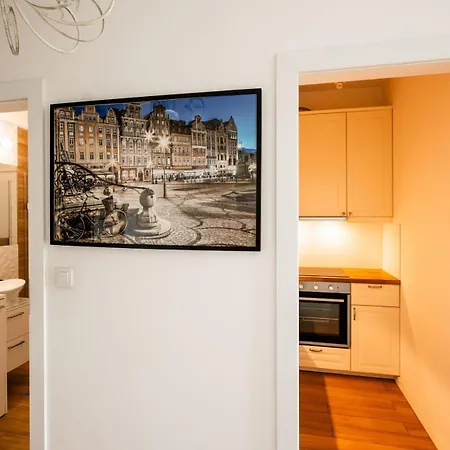 아파트 Azure Riverside - Center 브로츠와프